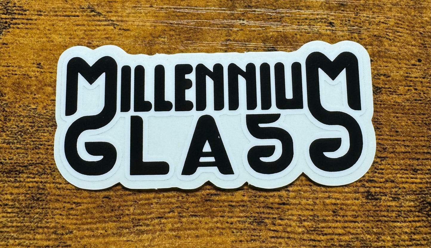 Millennium Glass Logo sticker